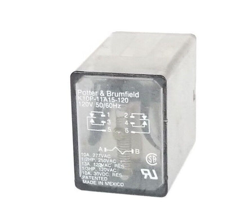 TYCO POTTER & BRUMFIELD K10P-11A15-120 RELAY 120V, 50/60HZ, K10P11A15120