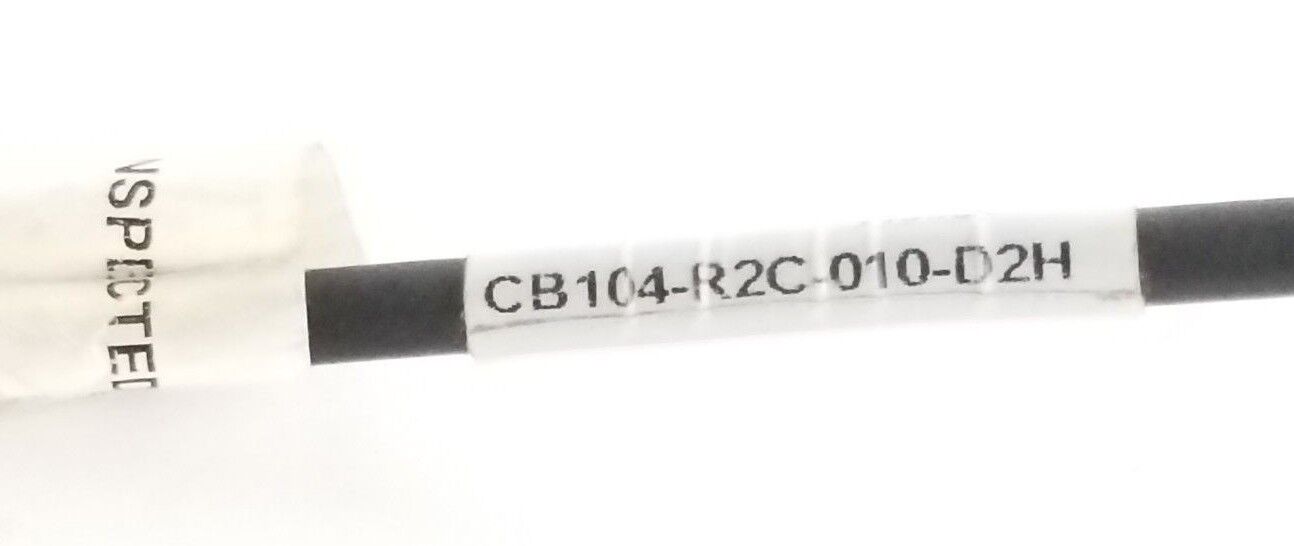 NEW CTC CB104-R2C-010-D2H POLYURETHANE COIL CONNECTOR CABLE 10FT