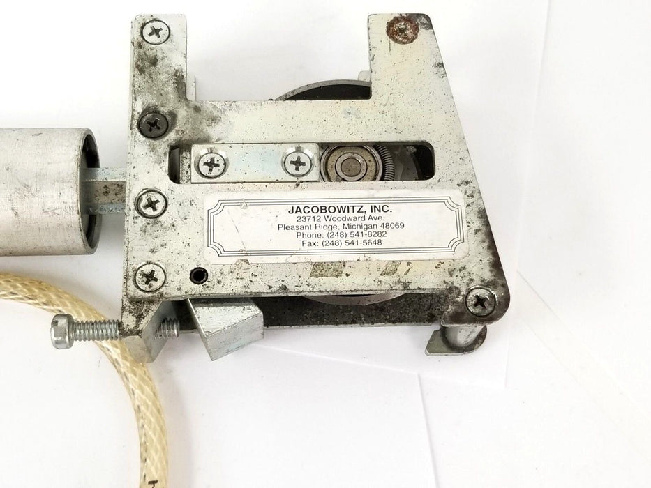 JACOBOWITZ CUTTER / AIR SLITTER ASSEMBLY W/ 654187 CYLINDER, 654016, 654021, 3"