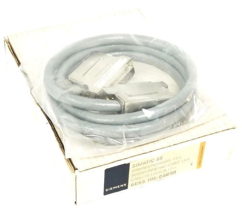 NIB SIEMENS 6ES5 705-0BB50 INTERCONNECTING CABLE 1.5M 6ES57050BB50