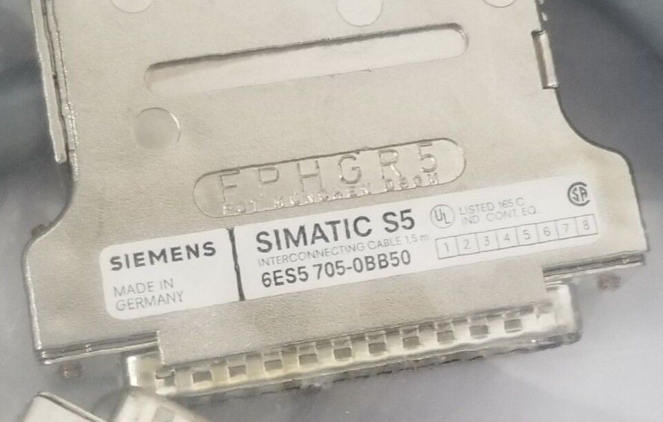 NIB SIEMENS 6ES5 705-0BB50 INTERCONNECTING CABLE 1.5M 6ES57050BB50