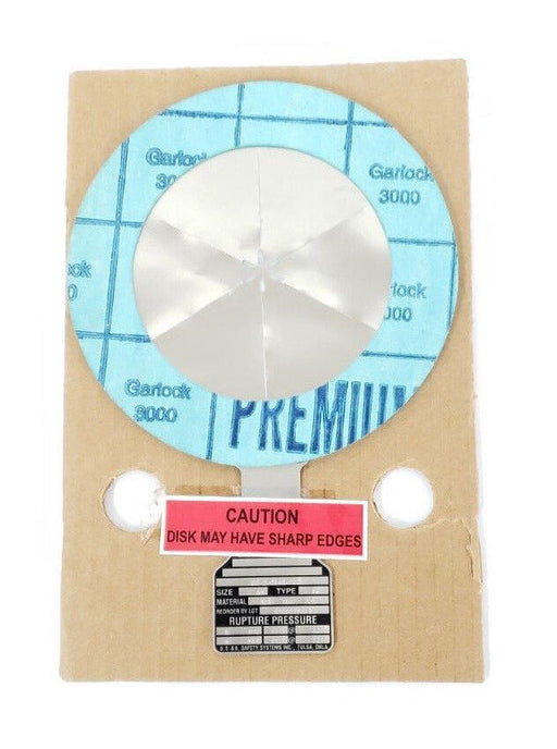 NEW BS&B QB-0-0146-000 'D' TYPE RUPTURE DISK, 4", TYPE AV, 316 TEF 316, 2953279