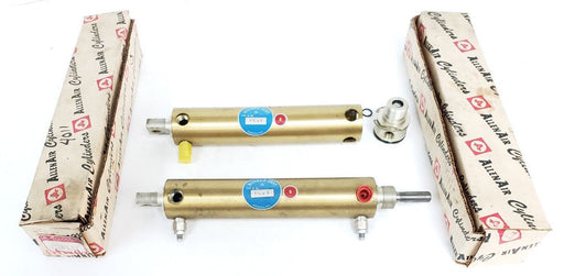 LOT OF 2 ALLENAIR E-1-1/2 X 5 BC-D PNEUMATIC CYLINDERS TYPE E-BC, 1-1/2" X 5"