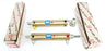 LOT OF 2 ALLENAIR E-1-1/2 X 5 BC-D PNEUMATIC CYLINDERS TYPE E-BC, 1-1/2" X 5"