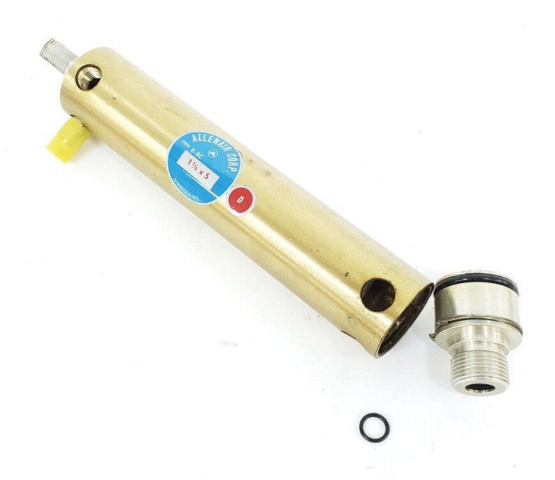 LOT OF 2 ALLENAIR E-1-1/2 X 5 BC-D PNEUMATIC CYLINDERS TYPE E-BC, 1-1/2" X 5"