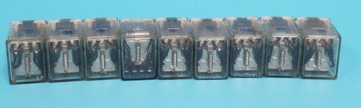 LOT OF 9 SQUARE D 8501-RSD14 RELAYS 8501RSD14, SER. B, 24VDC