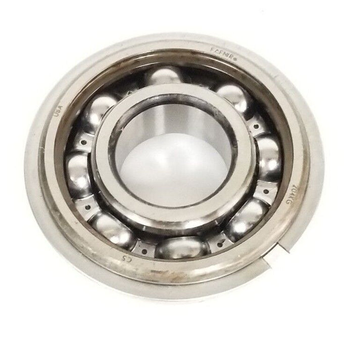 NEW FAFNIR 204KG ROLLER BEARING W/ SNAP RING, 204SG, 20MM ID X 47MM OD X 14MM W