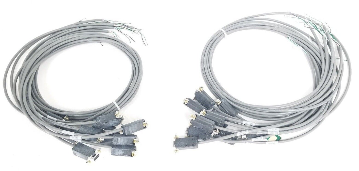 LOT OF 20 NEW WEATHERFORD 1541482 REV. B DB9 FEMALE TO RS-232 CABLE ASSEMBLIES