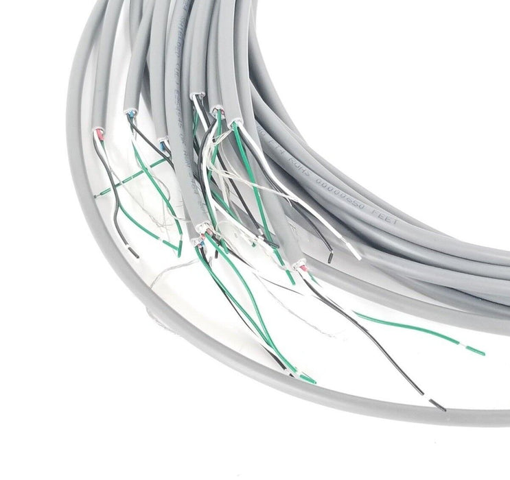 LOT OF 20 NEW WEATHERFORD 1541482 REV. B DB9 FEMALE TO RS-232 CABLE ASSEMBLIES