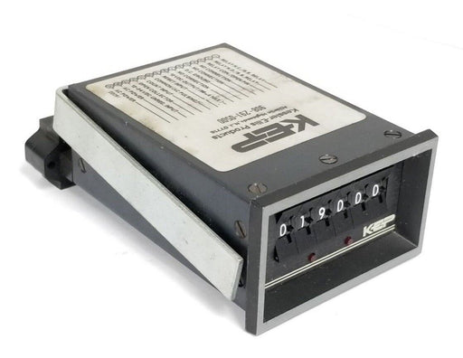KESSLER-ELLIS OMNI6P2CTR15B2 ELECTRONIC COUNTER SEC1/10000 W/ HARDWARE/TERMINAL