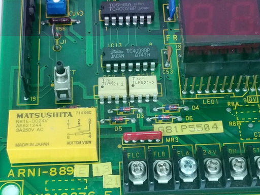 TOSHIBA ARNI-889E FREQUENCY / FAULT INDICATOR BOARD 2N3A2276-E ARNI-889