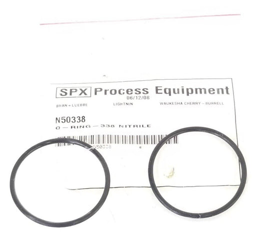 LOT OF 2 NEW SPX PROCESS EQUIPMENT N50338 O-RING 338 NITRILE