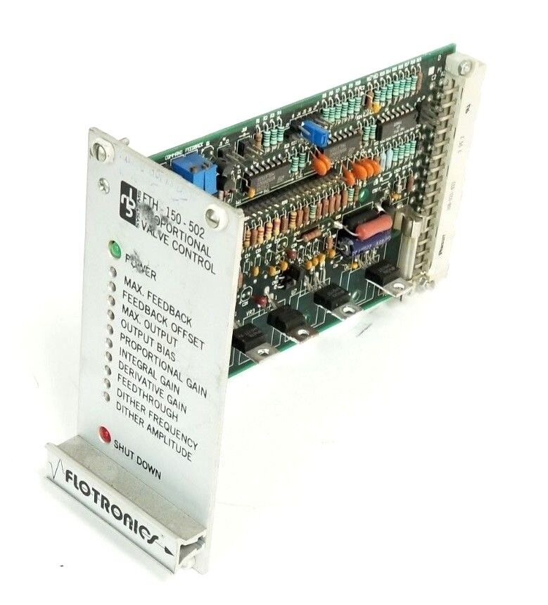 FLOTRONICS SYSTEMS FTH-150-502 VALVE CONTROL BOARD BVD-4 W/O HEAT SINK