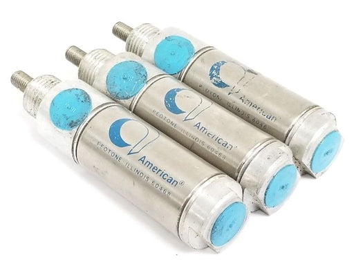 LOT OF 3 NEW AMERICAN 875DNS-0.50-32 AIR CYLINDERS 7/8'' BORE 1/2'' STROKE