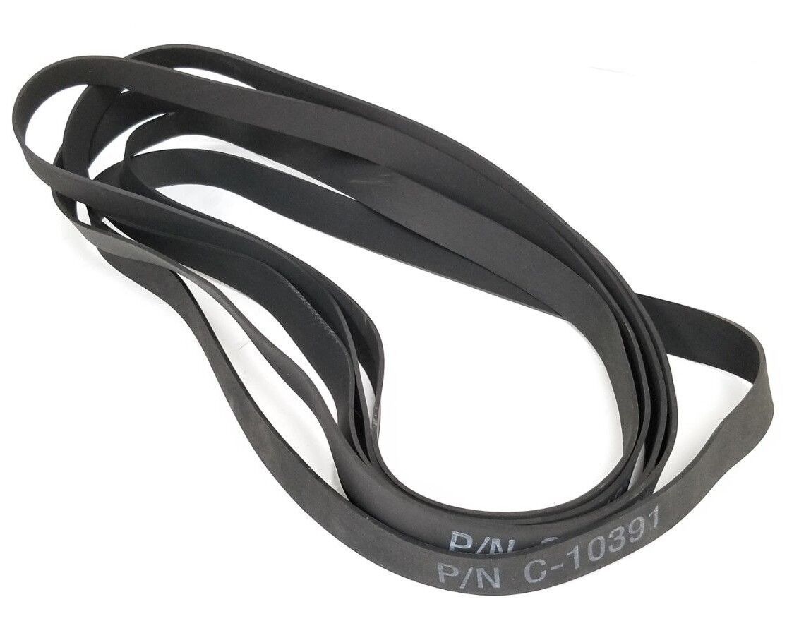LOT OF 5 NEW GENERIC C-10391 BAND BELTS RUBBER BLACK C10391