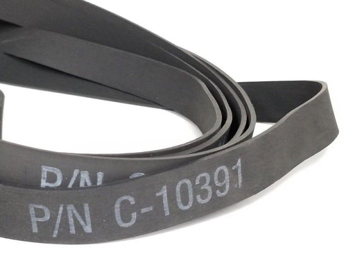 LOT OF 5 NEW GENERIC C-10391 BAND BELTS RUBBER BLACK C10391