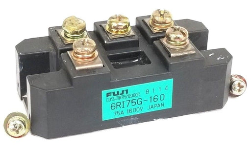 FUJI ELECTRIC 6RI75G-160 BRIDGE RECTIFIER MODULE 75A 1600V 6RI75G160