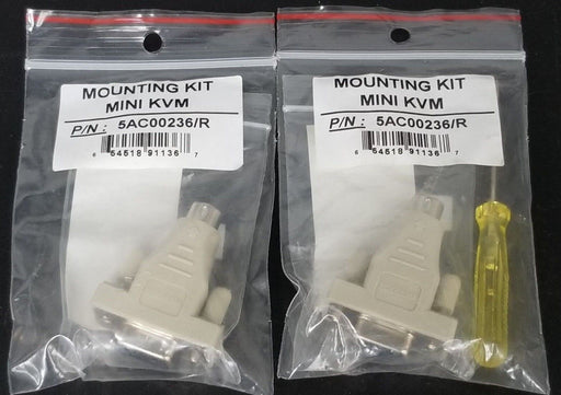 LOT OF 2 NEW GENERIC 5AC00236/R MINI KVM RS232 DOWNLOAD ADAPTOR 5CB00538