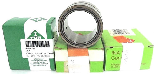 LOT OF 3 NIB INA NKI42/30 BEARINGS ROLLER NEEDLE 42MM ID 57MM OD 30MM WIDE