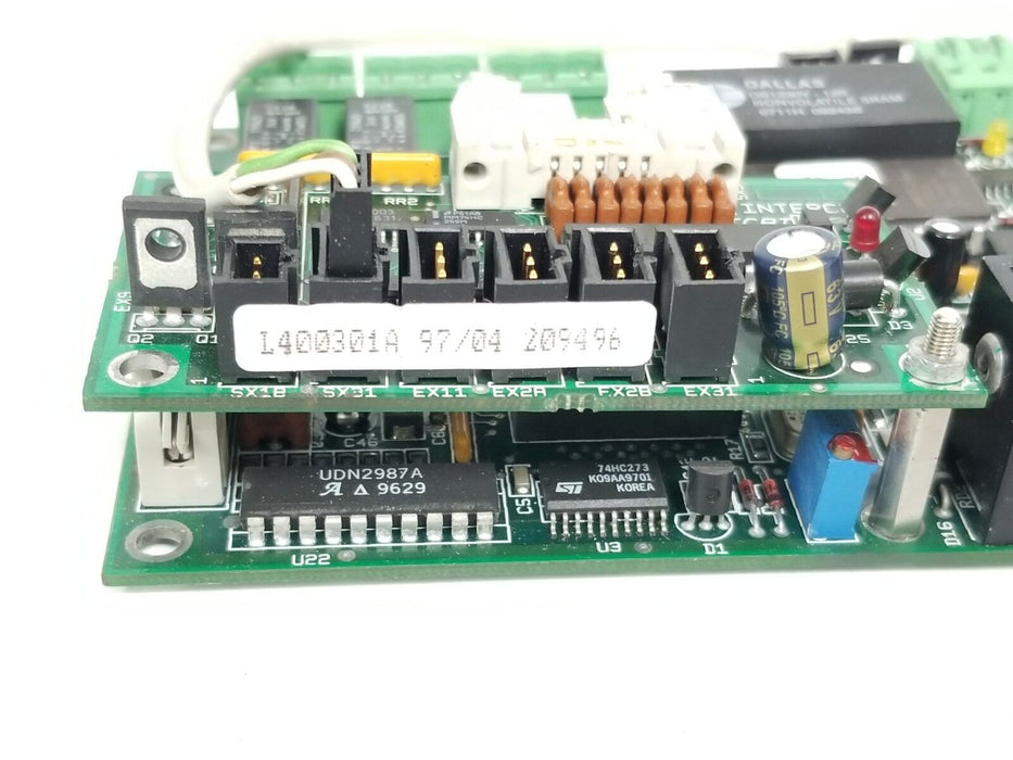 ICBT L100204A CPUCAVR BOARD W/ L400301A INTERCAV BOARD 211337 209496