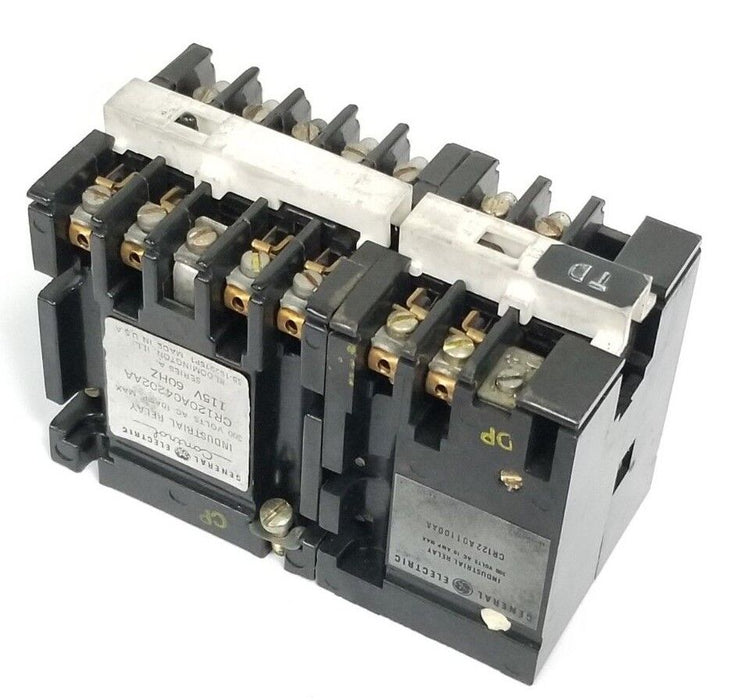 GENERAL ELECTRIC CR120A04202AA INDUSTRIAL RELAY 115V 60HZ W/ CR122A01100AA