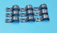 LOT OF 9 APPLETON 3/4" STEEL PIPE CLAMPS