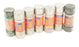LOT OF 7 FERRAZ SHAWMUT AJT3 AMP-TRAP 2000 TIME DELAY FUSES 6A, 600V
