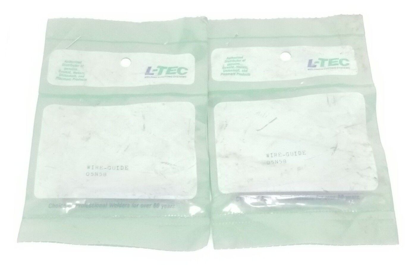 LOT OF 2 NEW L-TEC 05N58 WIRE GUIDES
