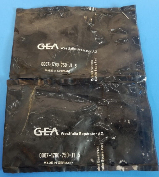 LOT OF 2 NEW GEA WESTFALIA SEPARATOR AG 0007-1780-750-J1 5 O-RINGS