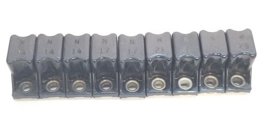 LOT OF 9 ALLEN BRADLEY HEATER ELEMENTS N14, N17, N21, N22, N25