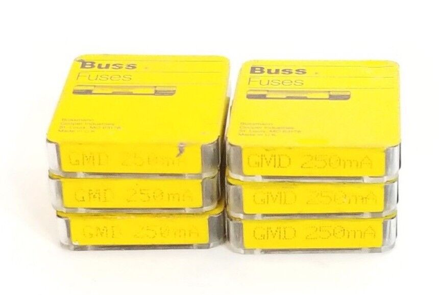 LOT OF 28 NEW COOPER BUSSMANN GMD250MA FUSES GMD-250MA