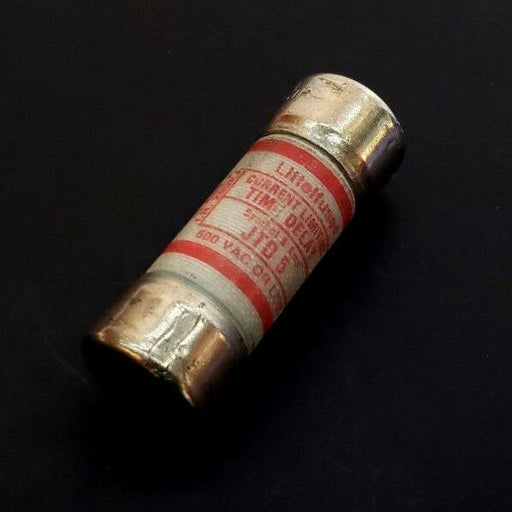 LOT OF 2 LITTELFUSE JTD-5 TIME DELAY FUSES JTD5, 5AMP, 500VAC