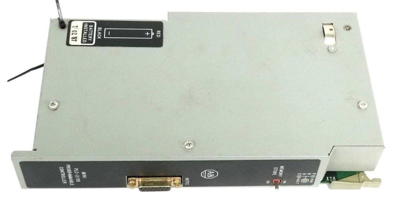 ALLEN BRADLEY 1772-LS PROCESSOR MODULE F/W REV: H SER. A, MINI-PLC-2/05