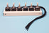 SUNX OPERATION PANEL W/ (6) DP2-20 DIGITAL PRESSURE SENSORS, 12-24VDC, DP220