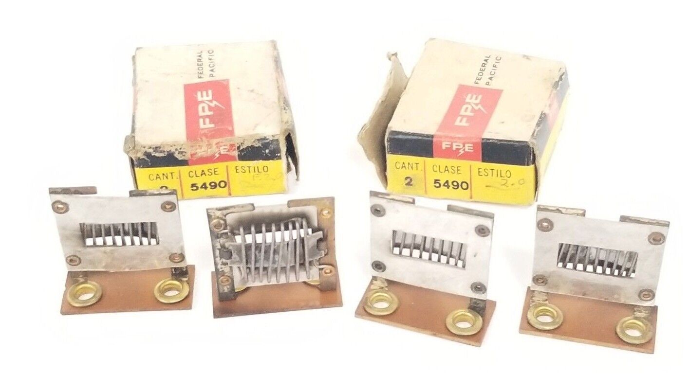 LOT OF 4 FEDERAL PACIFIC 5490 HEATER ELEMENTS