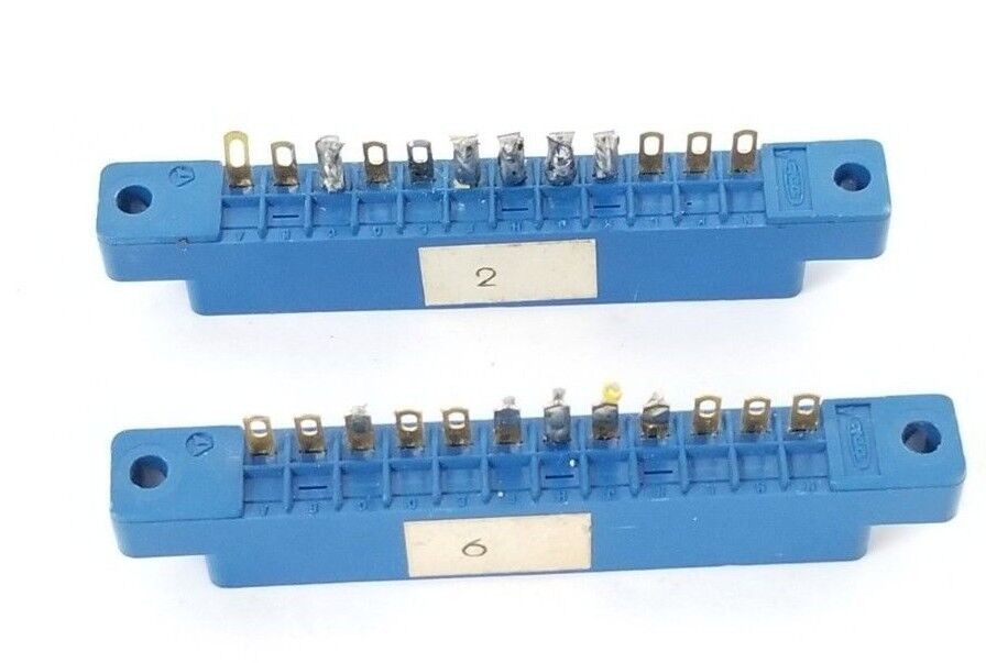 LOT OF 2 OMRON LRT-C TERMINAL CONNECTORS 01-1-3