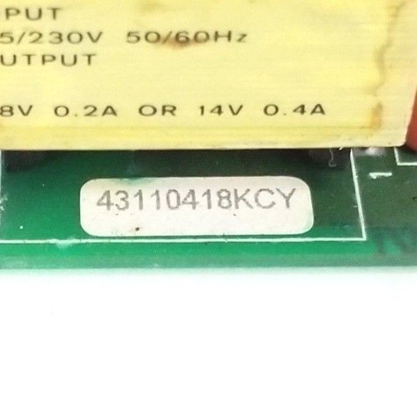 BODINE ELECTRIC CO. 43110418KCY SPEED CONTROL BOARD 43130423H