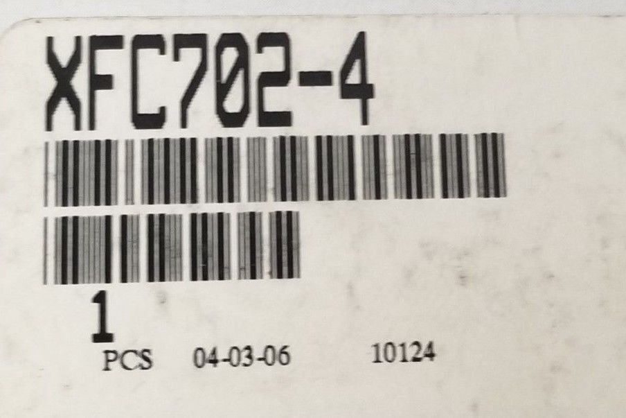 LOT OF 2 NIB PARKER XFC702-4 FLOW CONTROL VALVES 1/8 IN. XFC7024