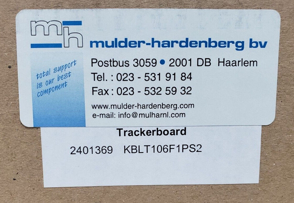 NEW MULDER-HARDENBERG BV KBLT106F1PS2 PANEL MOUNT TRACKERBOARD / KEYBOARD