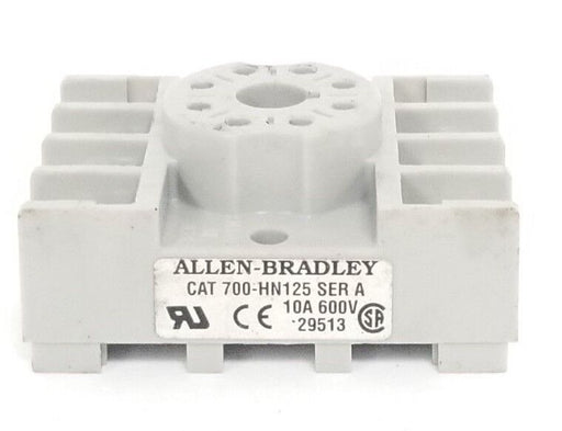 ALLEN BRADLEY 700-HN125 RELAY SOCKET BASE SER. A 10A 600V 700HN125