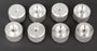 LOT OF 8 NEW ZEBRA PRINTER THUMB NUTS