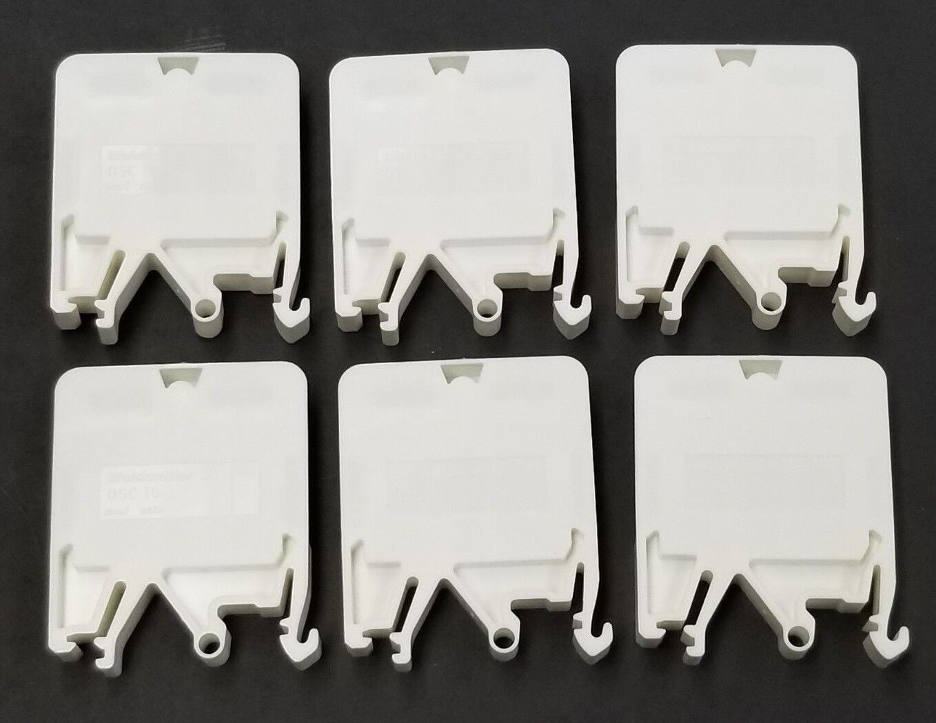LOT OF 6 NEW WEIDMULLER OSC-10 TERMINAL BLOCKS 7914840000, 600V, 10MM^2, OSC10