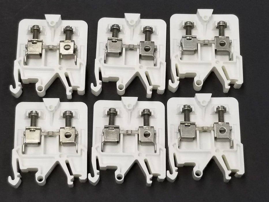 LOT OF 6 NEW WEIDMULLER OSC-10 TERMINAL BLOCKS 7914840000, 600V, 10MM^2, OSC10
