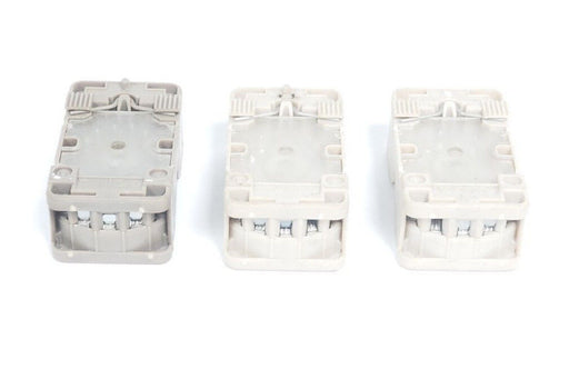 LOT OF 3 ALLEN BRADLEY 700-HN101 SER. A RELAY SOCKETS 11-PIN, 700HN101, 10A