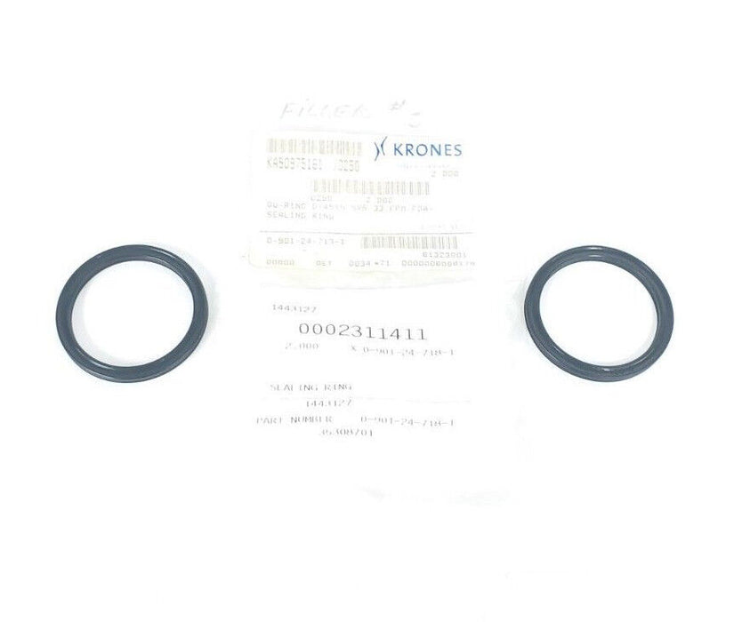LOT OF 2 NEW KRONES 0-901-24-718-1 SEALING RINGS 0901247181
