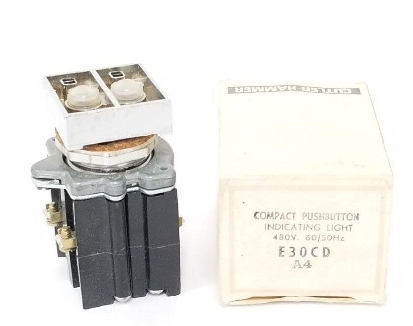 NIB EATON CUTLER-HAMMER E30CD COMPACT PUSHBUTTON INDICATING LIGHT 480V SER. A4