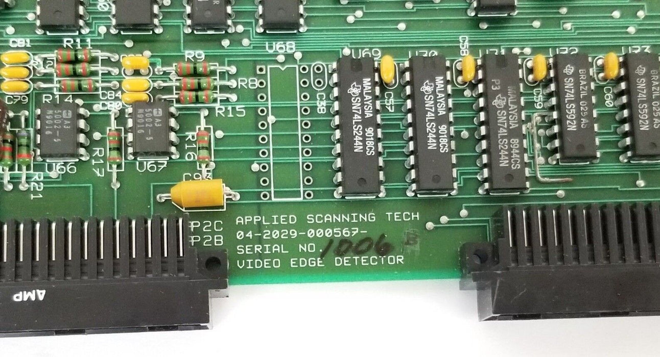 APPLIED SCANNING TECHNOLOGY 04-2029-000567-B VIDEO EDGE DETECTOR 042029000567B