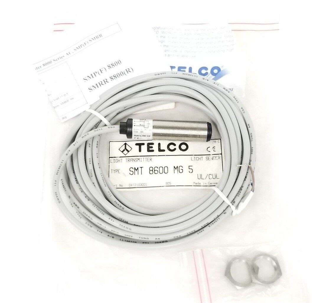 NEW TELCO SMT-8600-MG-5 LIGHT TRANSMITTER SMT8600MG5, P/N: 0472103001