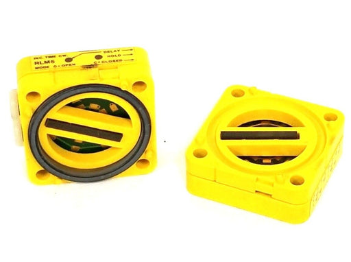 LOT OF 2 BANNER RLM8 MAXI-BEAM: LOGIC MODULES 15 SEC. MAX