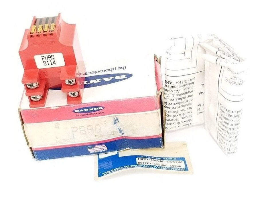 NIB BANNER PBAQ MULTI-BEAM: 3 AND 4 WIRE POWER BLOCK